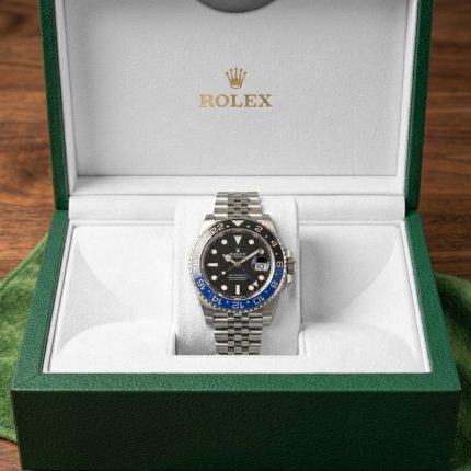 Rolex GMT-Master II Date Men Watch Stenless Steel (Blue-Black) AAA
