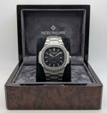Patek Philippe Nautilus (Black Dial - Tiffany & Co. Signed) Watch