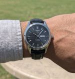 TAG Heuer Carrera Calibre 5 Men Watch - Black Leather Strap - Image 3