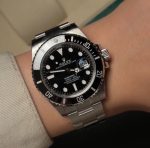 Rolex Submariner (Date) Men Watch - Silver Black - (AAA Grade) - Image 2