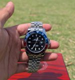 Rolex GMT-Master II Stenless Steel Men Watch - Blue Red (AAA Grade) - Image 2