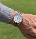 TAG Heuer Carrera Calibre 5 Men Watch - Brown Leather Strap - Image 3