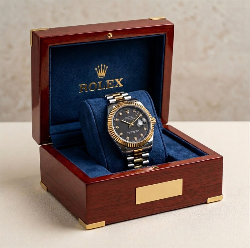 gold-silver1 Rolex Datejust 36 Gold Silver Men Watch - AAA - Stainless Steel - Image 1