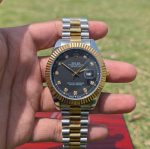 Rolex Datejust 36 Gold Silver Men Watch - AAA - Stainless Steel - Image 2
