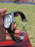 TAG Heuer Carrera Calibre 5 Men Watch - Green Leather Strap - Image 4