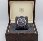 TAG Heuer Carrera Calibre 5 Men Watch Purple Edition - Leather Strap