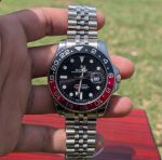 Rolex GMT-Master II Date Men Watch Stenless Steel (Red-Black) - Image 2