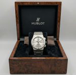 Hublot Classic Fusion Silver Men Watch - Polished Stainless Steel
