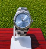 Rolex President Day-Date SkyBlue Arabic Dial Watch - AAA - Image 4