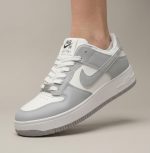 Nike Air AF1 Sneaker Shoes Premium Quality Made in China (Gray) - Image 2