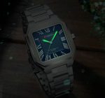 Curren Original Square Watch For Men (Stainless Steel) - Image 4