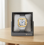 Curren Original Square Watch For Men (Stainless Steel) - Image 5