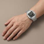 Curren Original Square Watch For Men (Stainless Steel) - Image 3