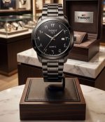 Tissot Arabic-Indic Numeral Dial Men Watch Black (Steenless Steel)