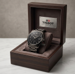 Tissot Arabic-Indic Numeral Dial Men Watch Black (Steenless Steel) - Image 2