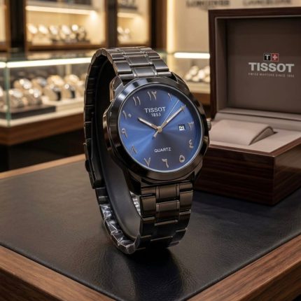 Tissot Arabic-Indic Numeral Dial Men Watch Blue (Steenless Steel)