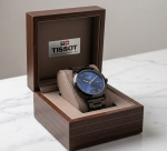 Tissot Arabic-Indic Numeral Dial Men Watch Blue (Steenless Steel) - Image 2
