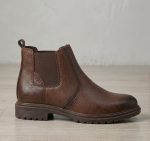 Chelsea Premium Synthetic Leather Shoes For Men (Brown) - Image 2