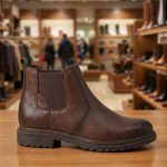 Chelsea Premium Synthetic Leather Shoes For Men (Brown) - Image 4